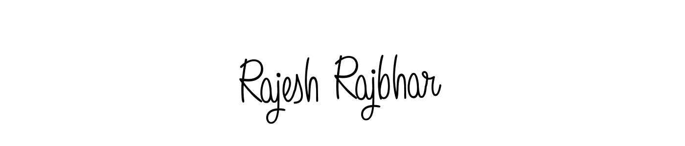 Make a beautiful signature design for name Rajesh Rajbhar. With this signature (Angelique-Rose-font-FFP) style, you can create a handwritten signature for free. Rajesh Rajbhar signature style 5 images and pictures png