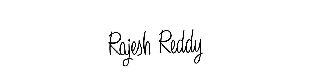 You should practise on your own different ways (Angelique-Rose-font-FFP) to write your name (Rajesh Reddy) in signature. don't let someone else do it for you. Rajesh Reddy signature style 5 images and pictures png