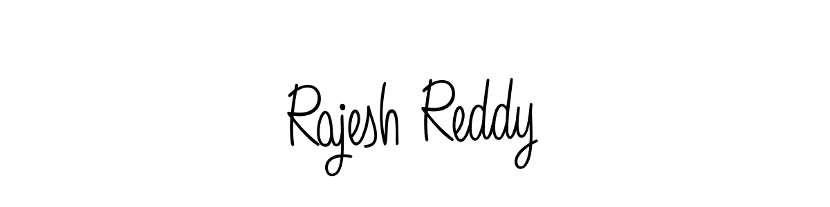 Create a beautiful signature design for name Rajesh Reddy. With this signature (Angelique-Rose-font-FFP) fonts, you can make a handwritten signature for free. Rajesh Reddy signature style 5 images and pictures png