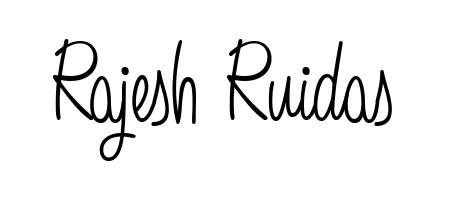 The best way (Angelique-Rose-font-FFP) to make a short signature is to pick only two or three words in your name. For converting this name Rajesh Ruidas. Rajesh Ruidas signature style 5 images and pictures png