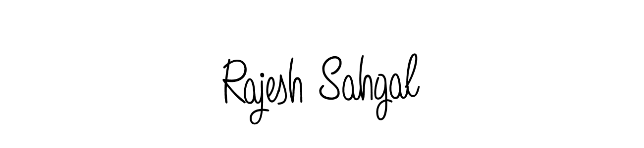 Rajesh Sahgal stylish signature style. Best Handwritten Sign (Angelique-Rose-font-FFP) for my name. Handwritten Signature Collection Ideas for my name Rajesh Sahgal. Rajesh Sahgal signature style 5 images and pictures png