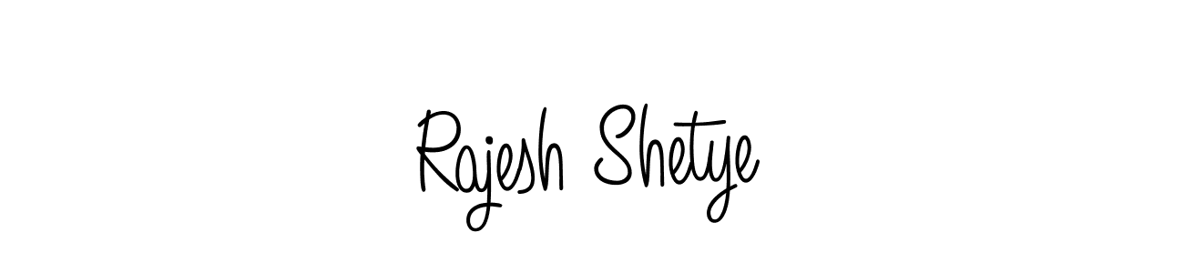 Create a beautiful signature design for name Rajesh Shetye. With this signature (Angelique-Rose-font-FFP) fonts, you can make a handwritten signature for free. Rajesh Shetye signature style 5 images and pictures png
