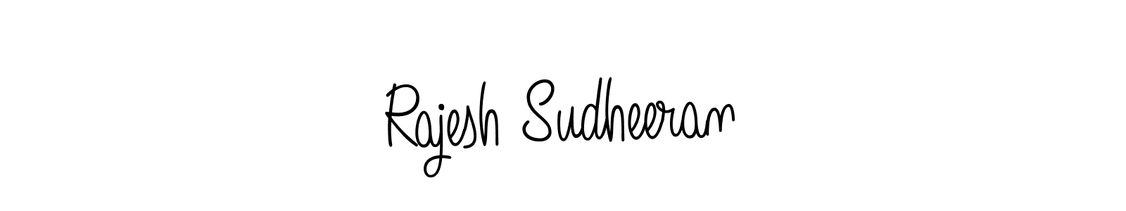 This is the best signature style for the Rajesh Sudheeran name. Also you like these signature font (Angelique-Rose-font-FFP). Mix name signature. Rajesh Sudheeran signature style 5 images and pictures png