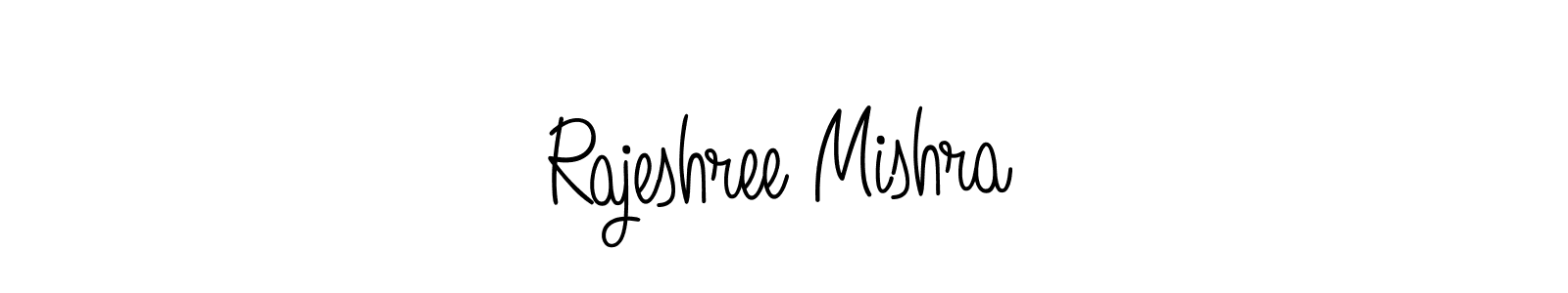 Create a beautiful signature design for name Rajeshree Mishra. With this signature (Angelique-Rose-font-FFP) fonts, you can make a handwritten signature for free. Rajeshree Mishra signature style 5 images and pictures png