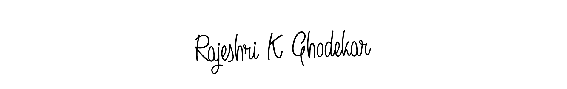 Similarly Angelique-Rose-font-FFP is the best handwritten signature design. Signature creator online .You can use it as an online autograph creator for name Rajeshri K Ghodekar. Rajeshri K Ghodekar signature style 5 images and pictures png