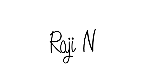 Once you've used our free online signature maker to create your best signature Angelique-Rose-font-FFP style, it's time to enjoy all of the benefits that Raji N name signing documents. Raji N signature style 5 images and pictures png