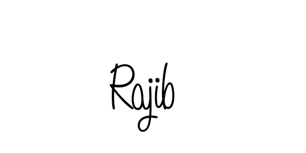 How to make Rajib  name signature. Use Angelique-Rose-font-FFP style for creating short signs online. This is the latest handwritten sign. Rajib  signature style 5 images and pictures png