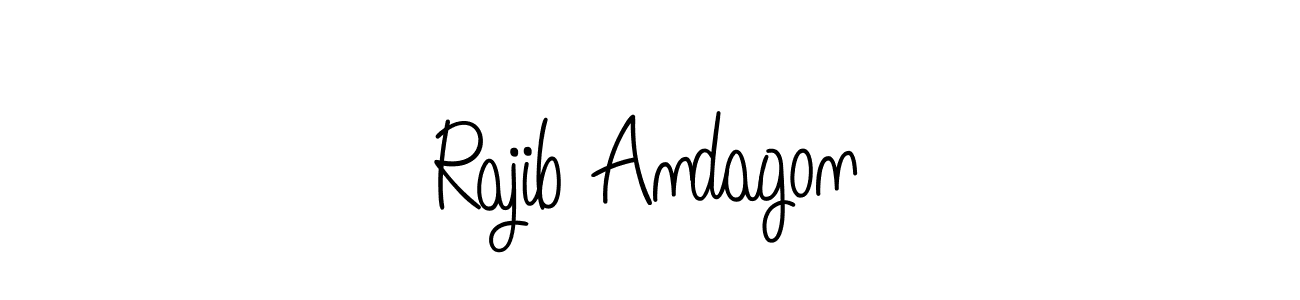 How to Draw Rajib Andagon signature style? Angelique-Rose-font-FFP is a latest design signature styles for name Rajib Andagon. Rajib Andagon signature style 5 images and pictures png