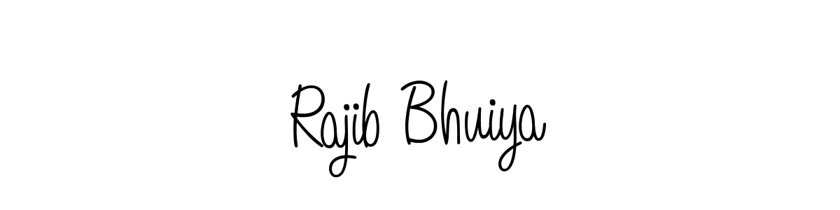 How to make Rajib Bhuiya name signature. Use Angelique-Rose-font-FFP style for creating short signs online. This is the latest handwritten sign. Rajib Bhuiya signature style 5 images and pictures png