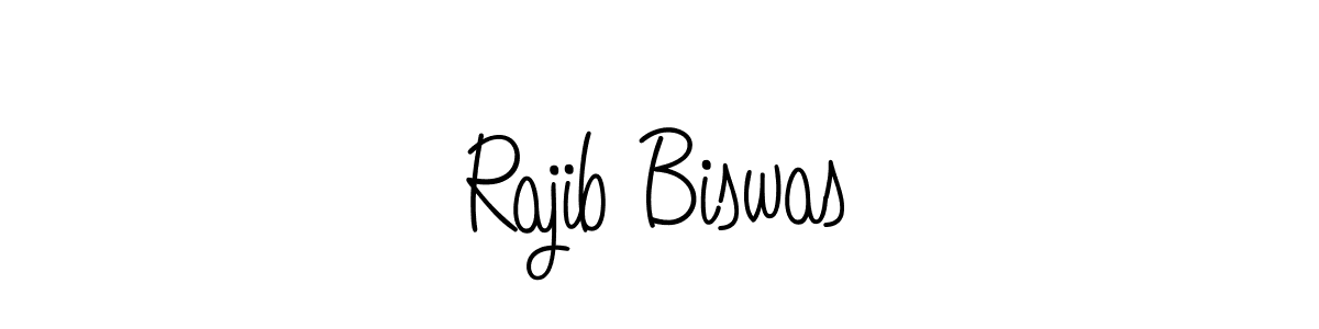 How to make Rajib Biswas name signature. Use Angelique-Rose-font-FFP style for creating short signs online. This is the latest handwritten sign. Rajib Biswas signature style 5 images and pictures png