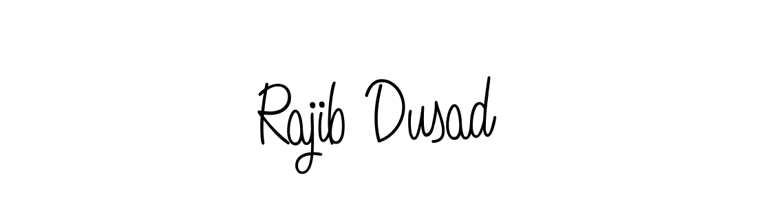 Create a beautiful signature design for name Rajib Dusad. With this signature (Angelique-Rose-font-FFP) fonts, you can make a handwritten signature for free. Rajib Dusad signature style 5 images and pictures png