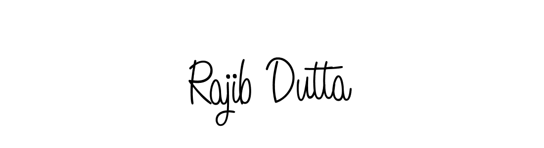 Design your own signature with our free online signature maker. With this signature software, you can create a handwritten (Angelique-Rose-font-FFP) signature for name Rajib Dutta. Rajib Dutta signature style 5 images and pictures png