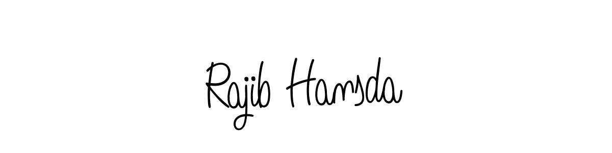 Create a beautiful signature design for name Rajib Hansda. With this signature (Angelique-Rose-font-FFP) fonts, you can make a handwritten signature for free. Rajib Hansda signature style 5 images and pictures png