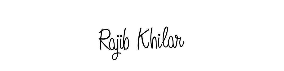 Also we have Rajib Khilar name is the best signature style. Create professional handwritten signature collection using Angelique-Rose-font-FFP autograph style. Rajib Khilar signature style 5 images and pictures png