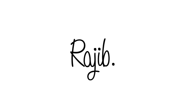 Make a beautiful signature design for name Rajib.. With this signature (Angelique-Rose-font-FFP) style, you can create a handwritten signature for free. Rajib. signature style 5 images and pictures png