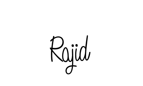 Also You can easily find your signature by using the search form. We will create Rajid name handwritten signature images for you free of cost using Angelique-Rose-font-FFP sign style. Rajid signature style 5 images and pictures png