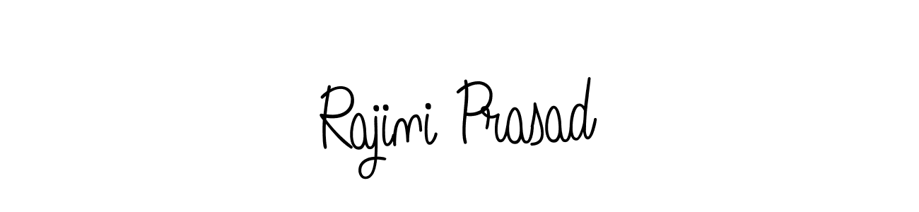 Use a signature maker to create a handwritten signature online. With this signature software, you can design (Angelique-Rose-font-FFP) your own signature for name Rajini Prasad. Rajini Prasad signature style 5 images and pictures png