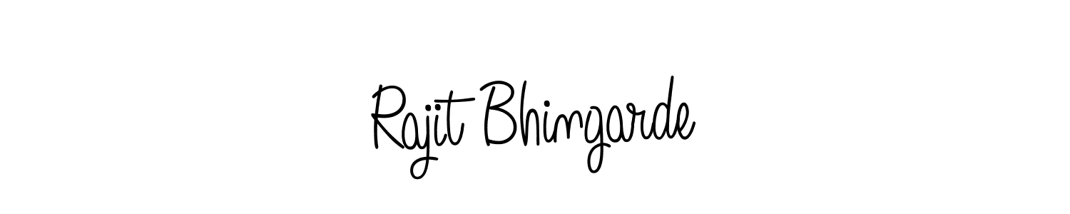 Make a beautiful signature design for name Rajit Bhingarde. Use this online signature maker to create a handwritten signature for free. Rajit Bhingarde signature style 5 images and pictures png