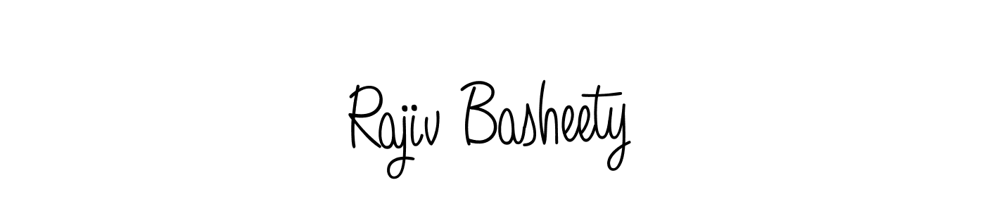 How to Draw Rajiv Basheety signature style? Angelique-Rose-font-FFP is a latest design signature styles for name Rajiv Basheety. Rajiv Basheety signature style 5 images and pictures png