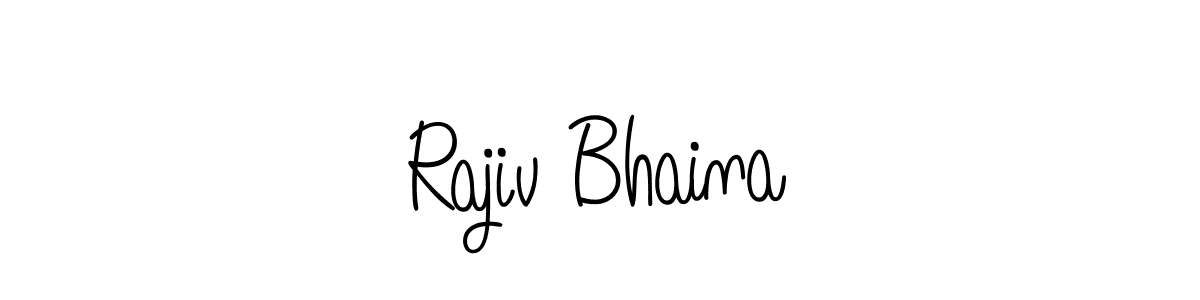 Here are the top 10 professional signature styles for the name Rajiv Bhaina. These are the best autograph styles you can use for your name. Rajiv Bhaina signature style 5 images and pictures png