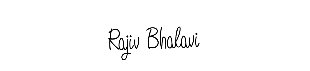 Also we have Rajiv Bhalavi name is the best signature style. Create professional handwritten signature collection using Angelique-Rose-font-FFP autograph style. Rajiv Bhalavi signature style 5 images and pictures png