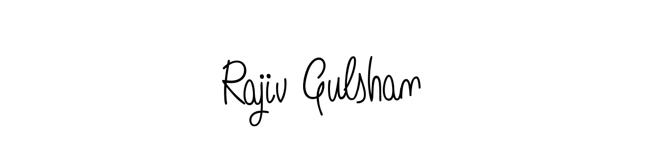 Also we have Rajiv Gulshan name is the best signature style. Create professional handwritten signature collection using Angelique-Rose-font-FFP autograph style. Rajiv Gulshan signature style 5 images and pictures png