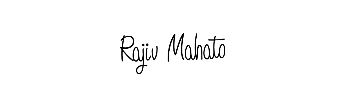 Also we have Rajiv Mahato name is the best signature style. Create professional handwritten signature collection using Angelique-Rose-font-FFP autograph style. Rajiv Mahato signature style 5 images and pictures png