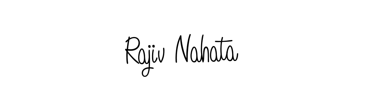 You can use this online signature creator to create a handwritten signature for the name Rajiv Nahata. This is the best online autograph maker. Rajiv Nahata signature style 5 images and pictures png