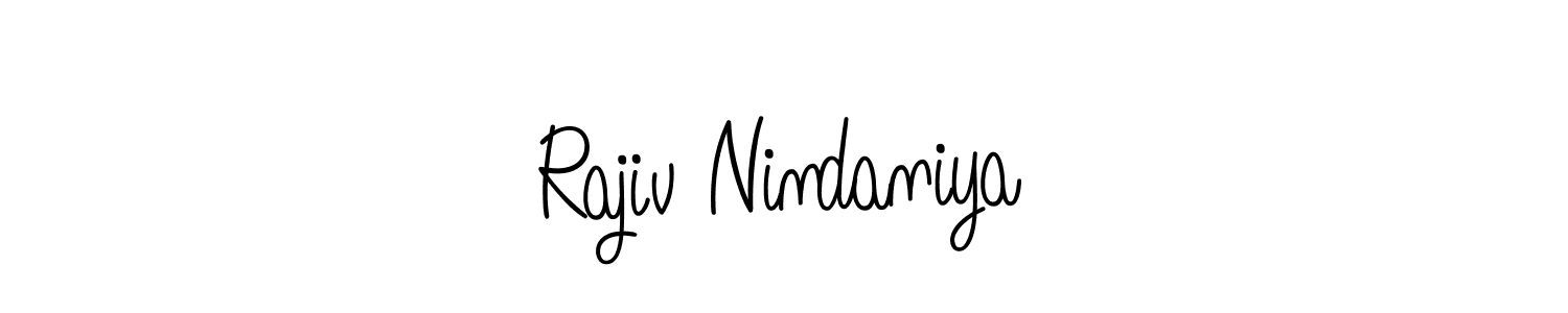 How to Draw Rajiv Nindaniya signature style? Angelique-Rose-font-FFP is a latest design signature styles for name Rajiv Nindaniya. Rajiv Nindaniya signature style 5 images and pictures png