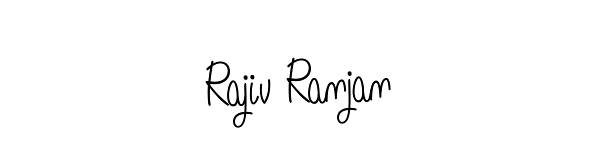 How to make Rajiv Ranjan name signature. Use Angelique-Rose-font-FFP style for creating short signs online. This is the latest handwritten sign. Rajiv Ranjan signature style 5 images and pictures png