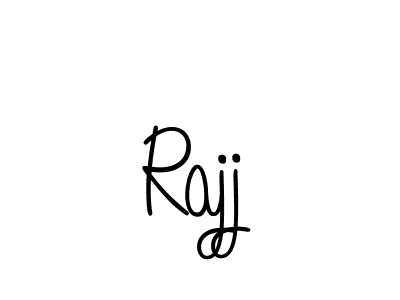 How to make Rajj name signature. Use Angelique-Rose-font-FFP style for creating short signs online. This is the latest handwritten sign. Rajj signature style 5 images and pictures png