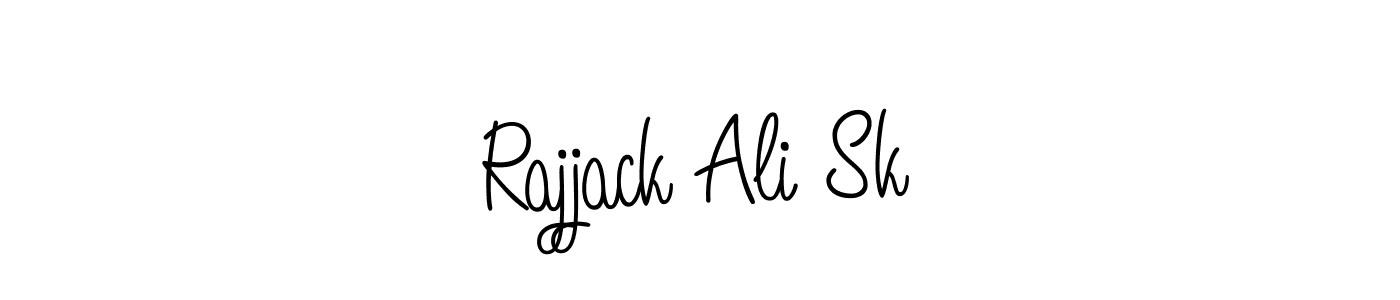 Also we have Rajjack Ali Sk name is the best signature style. Create professional handwritten signature collection using Angelique-Rose-font-FFP autograph style. Rajjack Ali Sk signature style 5 images and pictures png