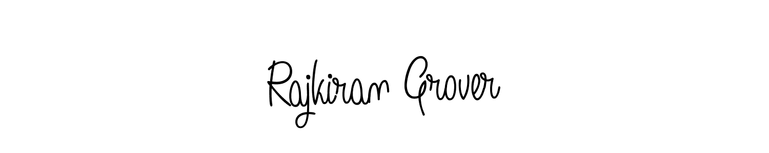 Make a beautiful signature design for name Rajkiran Grover. With this signature (Angelique-Rose-font-FFP) style, you can create a handwritten signature for free. Rajkiran Grover signature style 5 images and pictures png