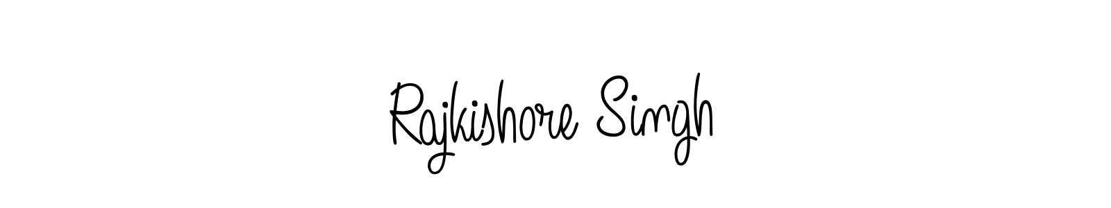 Create a beautiful signature design for name Rajkishore Singh. With this signature (Angelique-Rose-font-FFP) fonts, you can make a handwritten signature for free. Rajkishore Singh signature style 5 images and pictures png