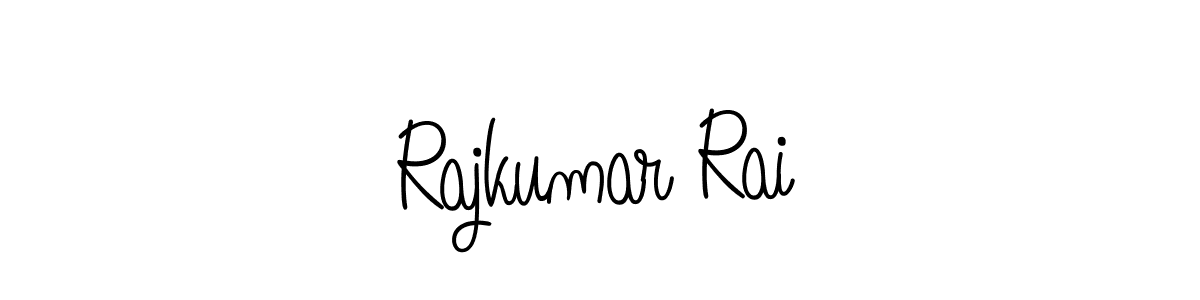 Use a signature maker to create a handwritten signature online. With this signature software, you can design (Angelique-Rose-font-FFP) your own signature for name Rajkumar Rai. Rajkumar Rai signature style 5 images and pictures png