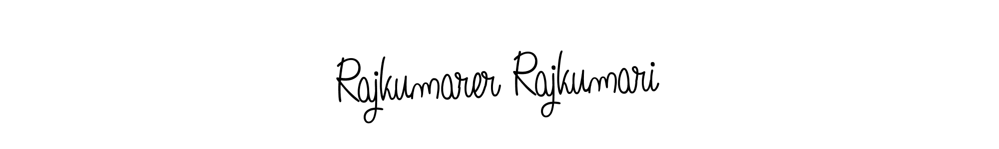 Use a signature maker to create a handwritten signature online. With this signature software, you can design (Angelique-Rose-font-FFP) your own signature for name Rajkumarer Rajkumari. Rajkumarer Rajkumari signature style 5 images and pictures png