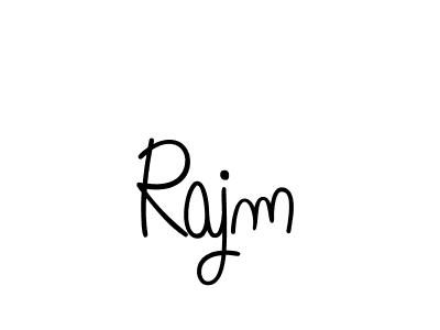 Design your own signature with our free online signature maker. With this signature software, you can create a handwritten (Angelique-Rose-font-FFP) signature for name Rajm. Rajm signature style 5 images and pictures png