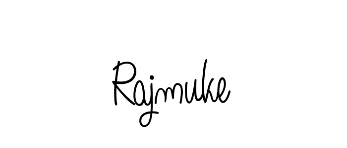 The best way (Angelique-Rose-font-FFP) to make a short signature is to pick only two or three words in your name. The name Rajmuke include a total of six letters. For converting this name. Rajmuke signature style 5 images and pictures png