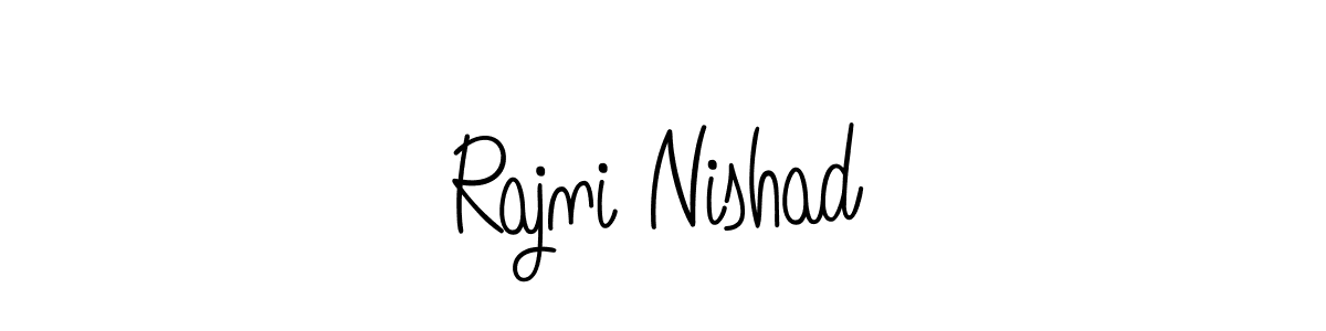 Here are the top 10 professional signature styles for the name Rajni Nishad. These are the best autograph styles you can use for your name. Rajni Nishad signature style 5 images and pictures png