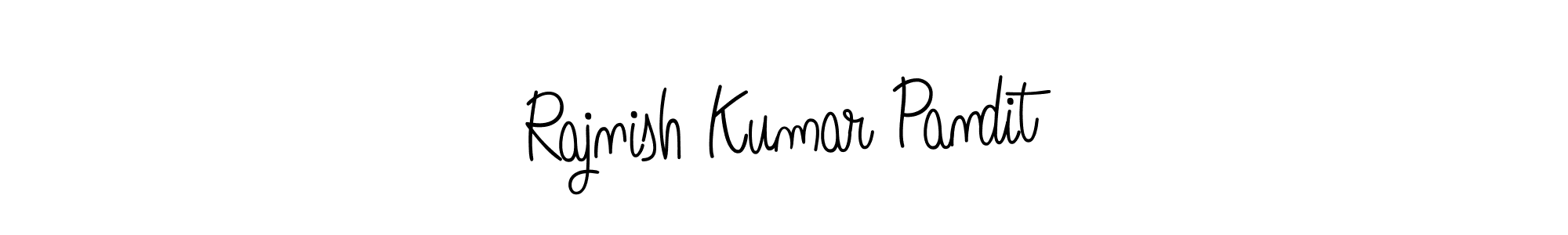 Make a short Rajnish Kumar Pandit signature style. Manage your documents anywhere anytime using Angelique-Rose-font-FFP. Create and add eSignatures, submit forms, share and send files easily. Rajnish Kumar Pandit signature style 5 images and pictures png