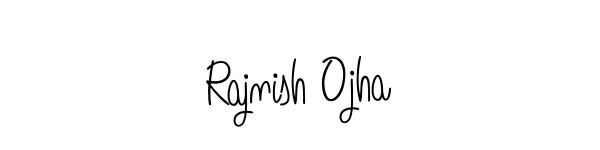 It looks lik you need a new signature style for name Rajnish Ojha. Design unique handwritten (Angelique-Rose-font-FFP) signature with our free signature maker in just a few clicks. Rajnish Ojha signature style 5 images and pictures png