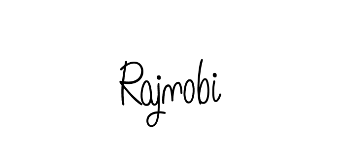 Rajnobi stylish signature style. Best Handwritten Sign (Angelique-Rose-font-FFP) for my name. Handwritten Signature Collection Ideas for my name Rajnobi. Rajnobi signature style 5 images and pictures png