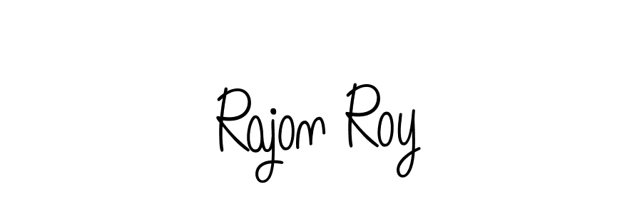 Angelique-Rose-font-FFP is a professional signature style that is perfect for those who want to add a touch of class to their signature. It is also a great choice for those who want to make their signature more unique. Get Rajon Roy name to fancy signature for free. Rajon Roy signature style 5 images and pictures png