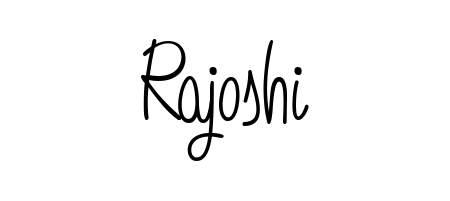 Explore multiple handwriting variations for Rajoshi including this stunning Angelique-Rose-font-FFP design. Free to use across all platforms. Rajoshi signature style 5 images and pictures png