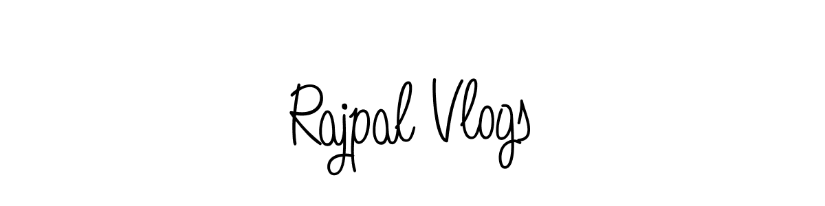 Design your own signature with our free online signature maker. With this signature software, you can create a handwritten (Angelique-Rose-font-FFP) signature for name Rajpal Vlogs. Rajpal Vlogs signature style 5 images and pictures png