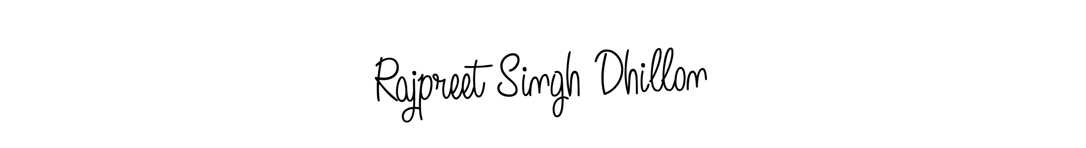 Design your own signature with our free online signature maker. With this signature software, you can create a handwritten (Angelique-Rose-font-FFP) signature for name Rajpreet Singh Dhillon. Rajpreet Singh Dhillon signature style 5 images and pictures png