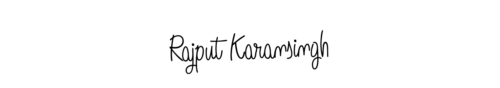 You should practise on your own different ways (Angelique-Rose-font-FFP) to write your name (Rajput Karansingh) in signature. don't let someone else do it for you. Rajput Karansingh signature style 5 images and pictures png