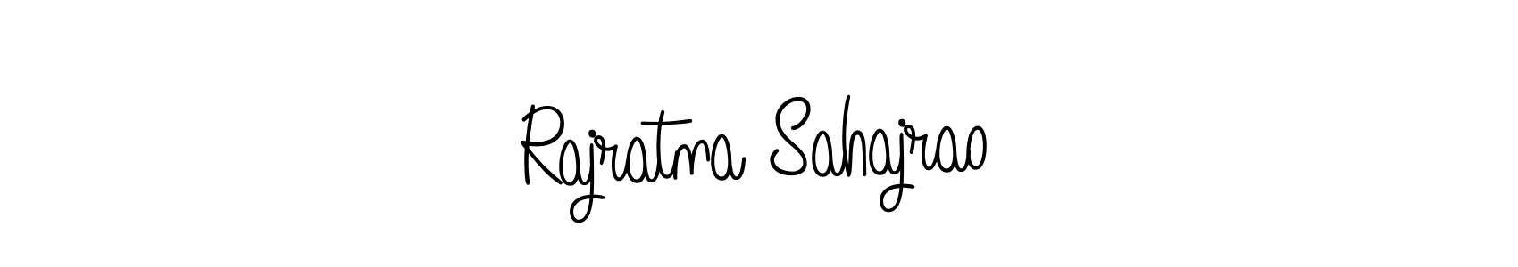 You should practise on your own different ways (Angelique-Rose-font-FFP) to write your name (Rajratna Sahajrao) in signature. don't let someone else do it for you. Rajratna Sahajrao signature style 5 images and pictures png