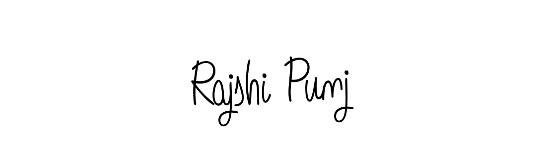 Design your own signature with our free online signature maker. With this signature software, you can create a handwritten (Angelique-Rose-font-FFP) signature for name Rajshi Punj. Rajshi Punj signature style 5 images and pictures png
