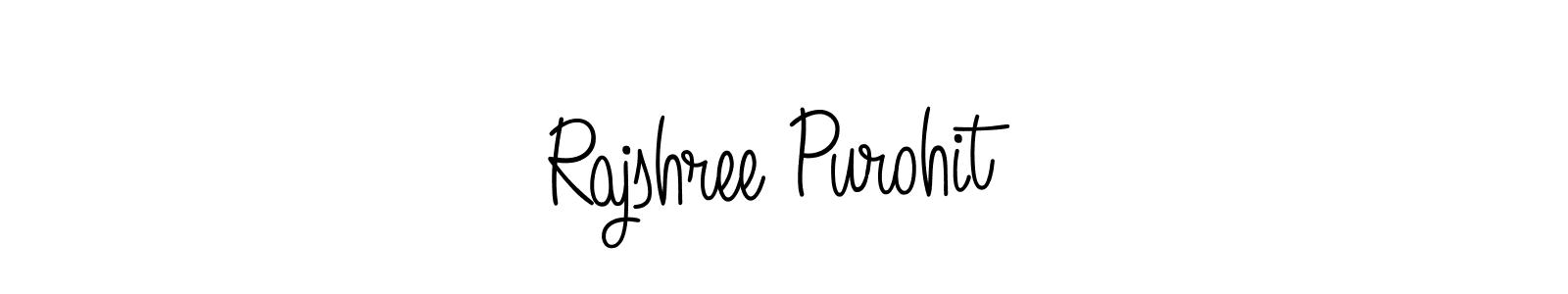 Make a beautiful signature design for name Rajshree Purohit. Use this online signature maker to create a handwritten signature for free. Rajshree Purohit signature style 5 images and pictures png